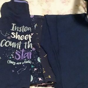 shirt and matching pants arow pants and 2 blue